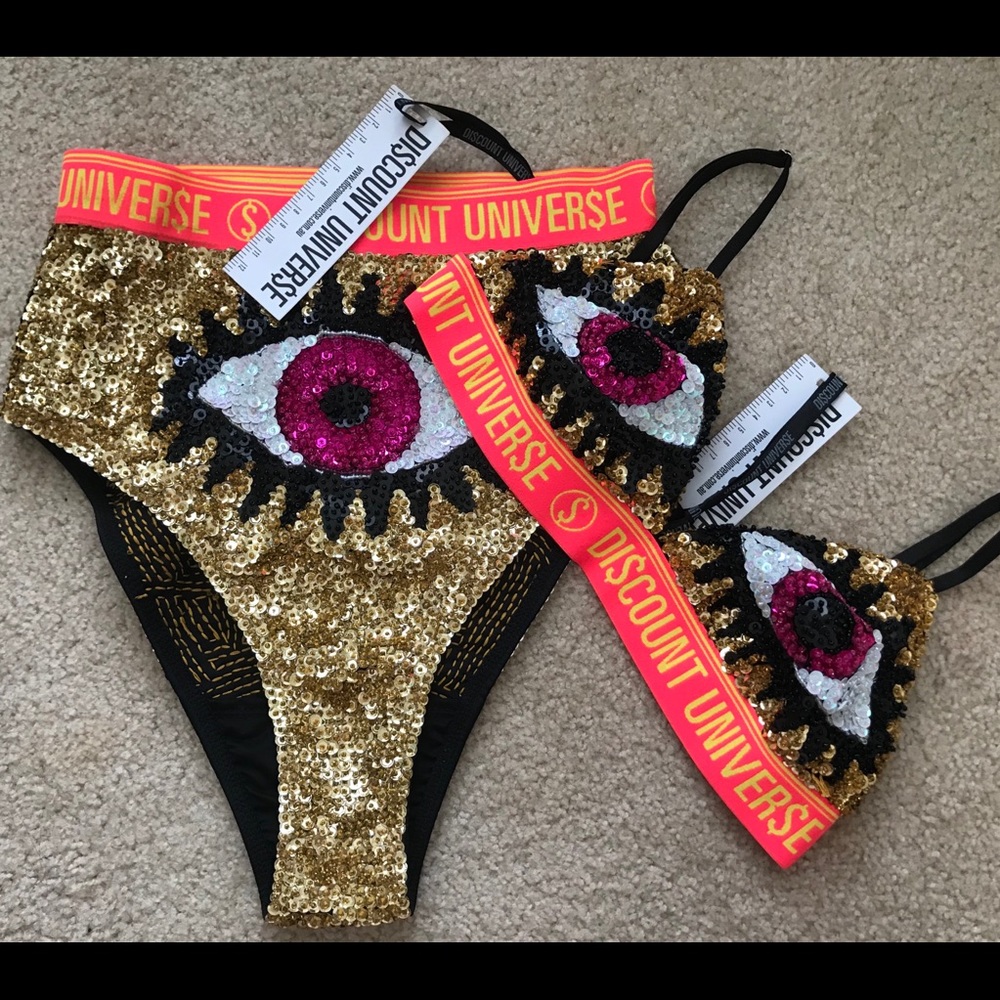 Discount Universe Evil Eye Bathing Suit